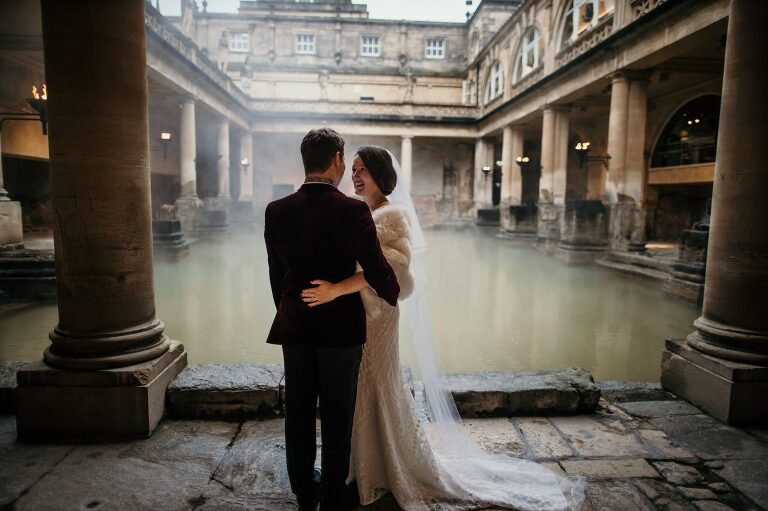 Roman bath wedding